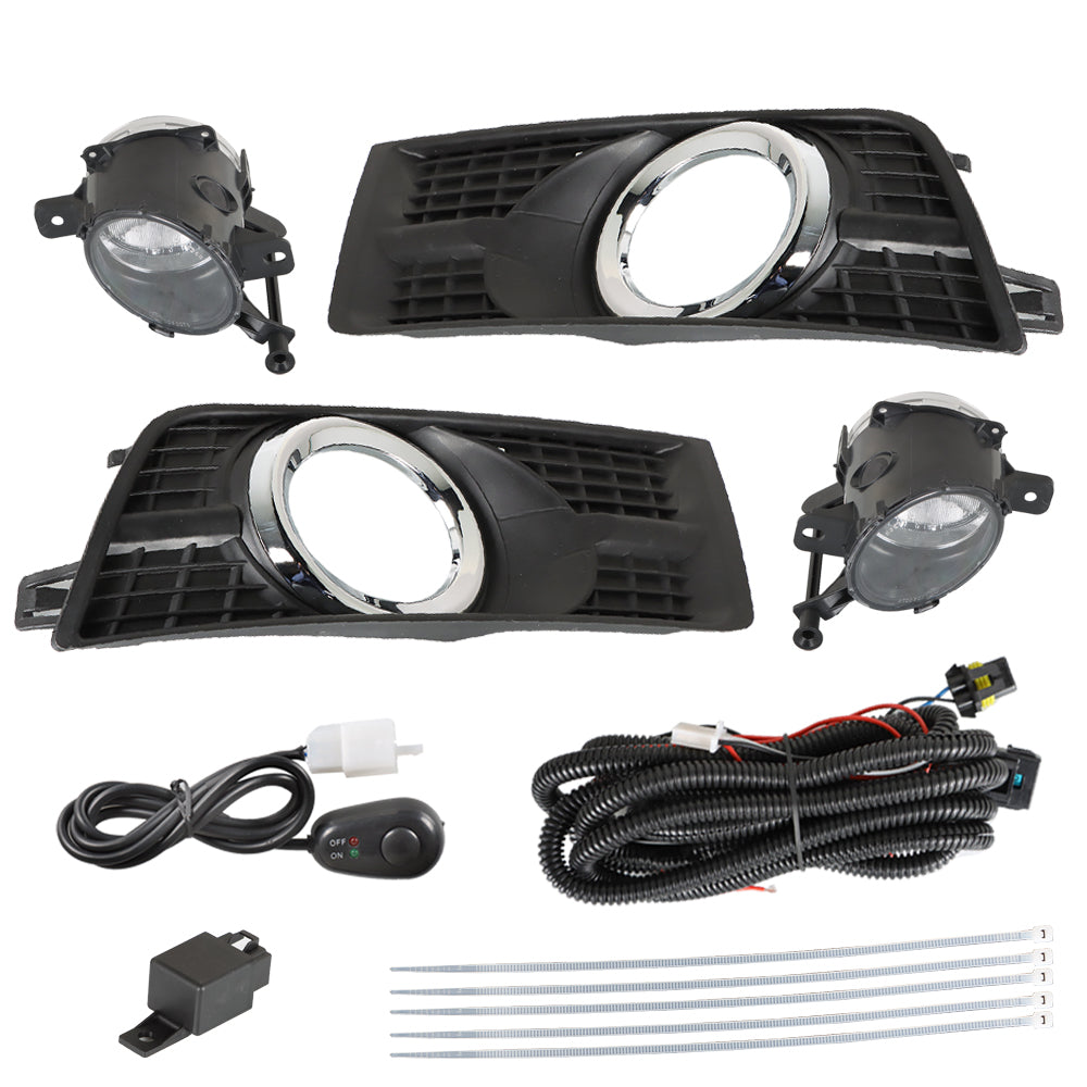 Labwork For 2010-2016 Cadillac SRX Fog Lights Lamps w/ Switch and Harness Left and Right Lab Work Auto