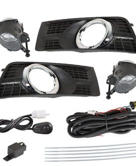 Labwork For 2010-2016 Cadillac SRX Fog Lights Lamps w/ Switch and Harness Left and Right