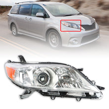 Load image into Gallery viewer, Labwork For 2011-20 Toyota Sienna Headlight Halogen Type Chrome Clear Right Side Lab Work Auto