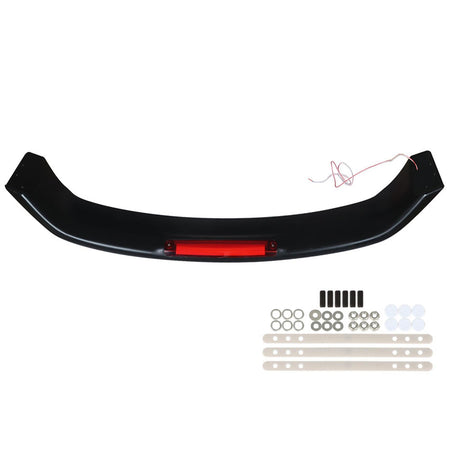 Labwork For 2013-2015 Honda Civic 4 Door Si Style Trunk Spoiler Wing Matte Black Lab Work Auto