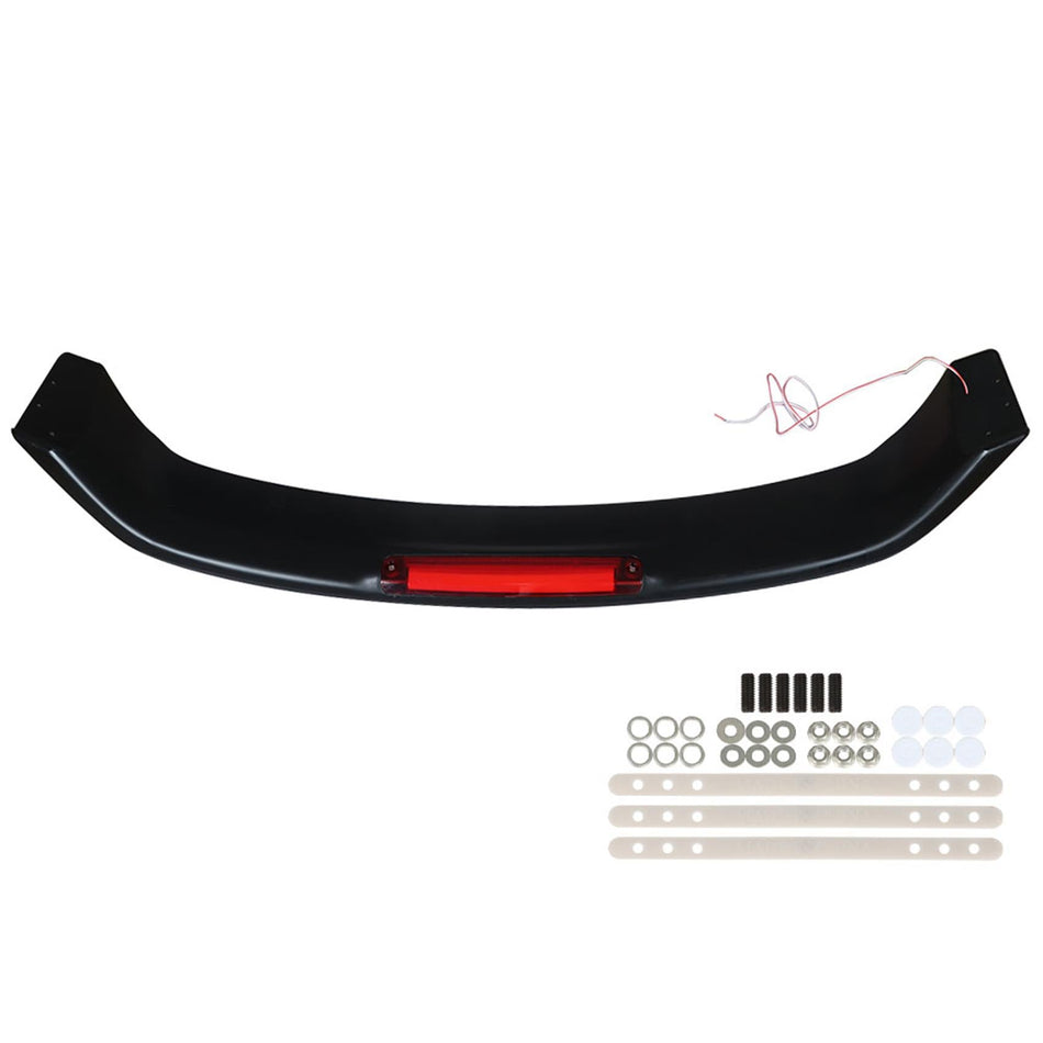 Labwork For 2013-2015 Honda Civic 4 Door Si Style Trunk Spoiler Wing Matte Black Lab Work Auto