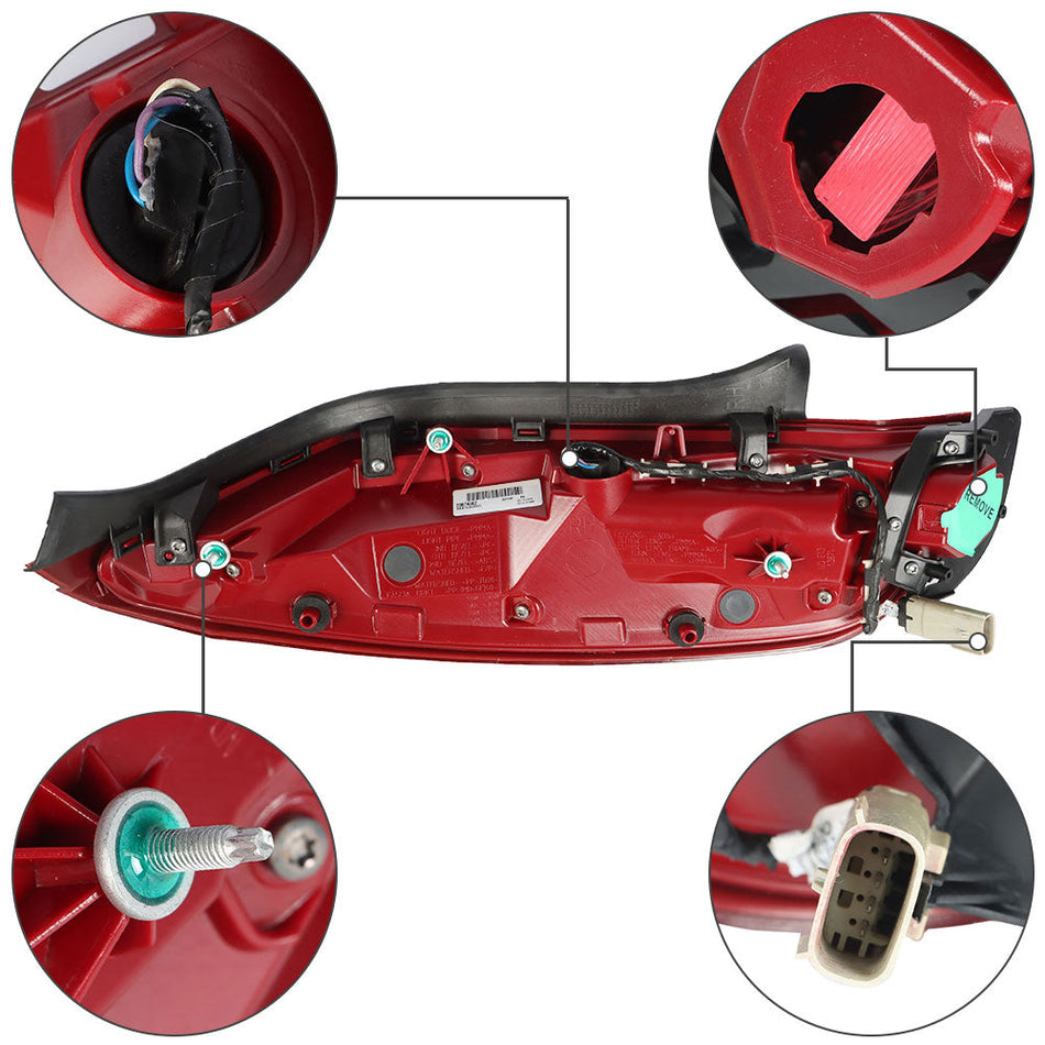Labwork For 2013-2017 Cadillac XTS Right Side LED Tail Light Lamp Assembly Lab Work Auto