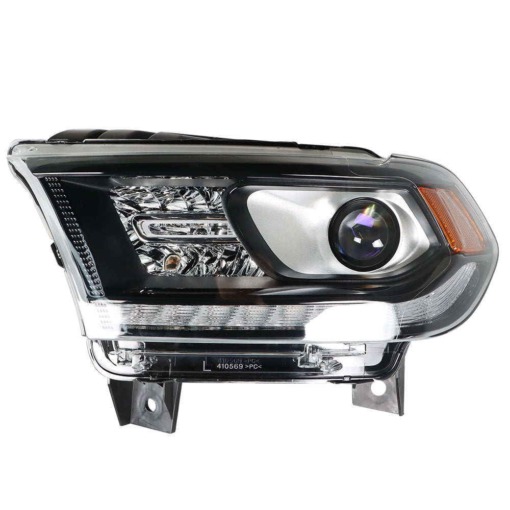 Labwork For 2016-2020 Dodge Durango Headlight Assembly Halogen Black Driver Left Lab Work Auto