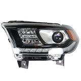 Labwork For 2016-2020 Dodge Durango Headlight Assembly Halogen Black Driver Left