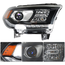 Load image into Gallery viewer, Labwork For 2016-2020 Dodge Durango Headlight Halogen Type Black Left&amp;Right Side Lab Work Auto