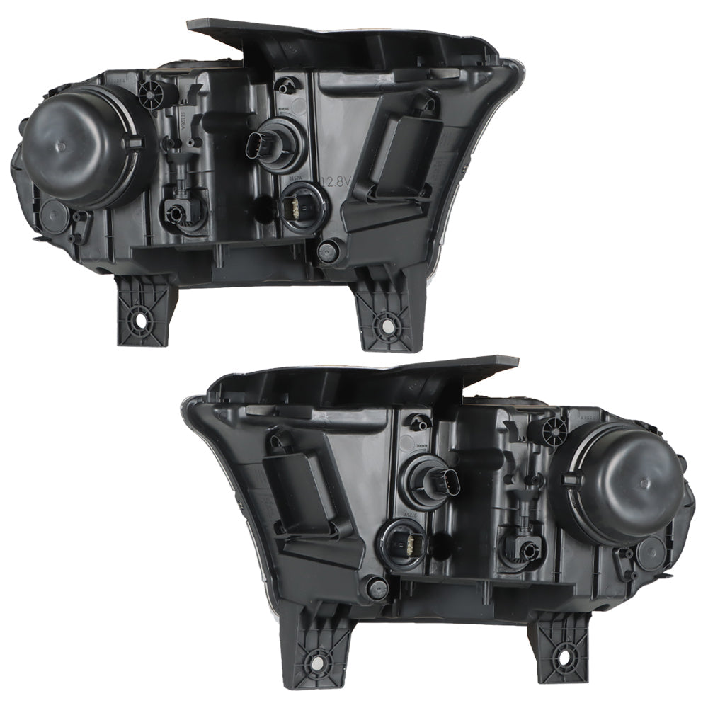 Labwork For 2016-2020 Dodge Durango Headlight Halogen Type Black Left&Right Side Lab Work Auto