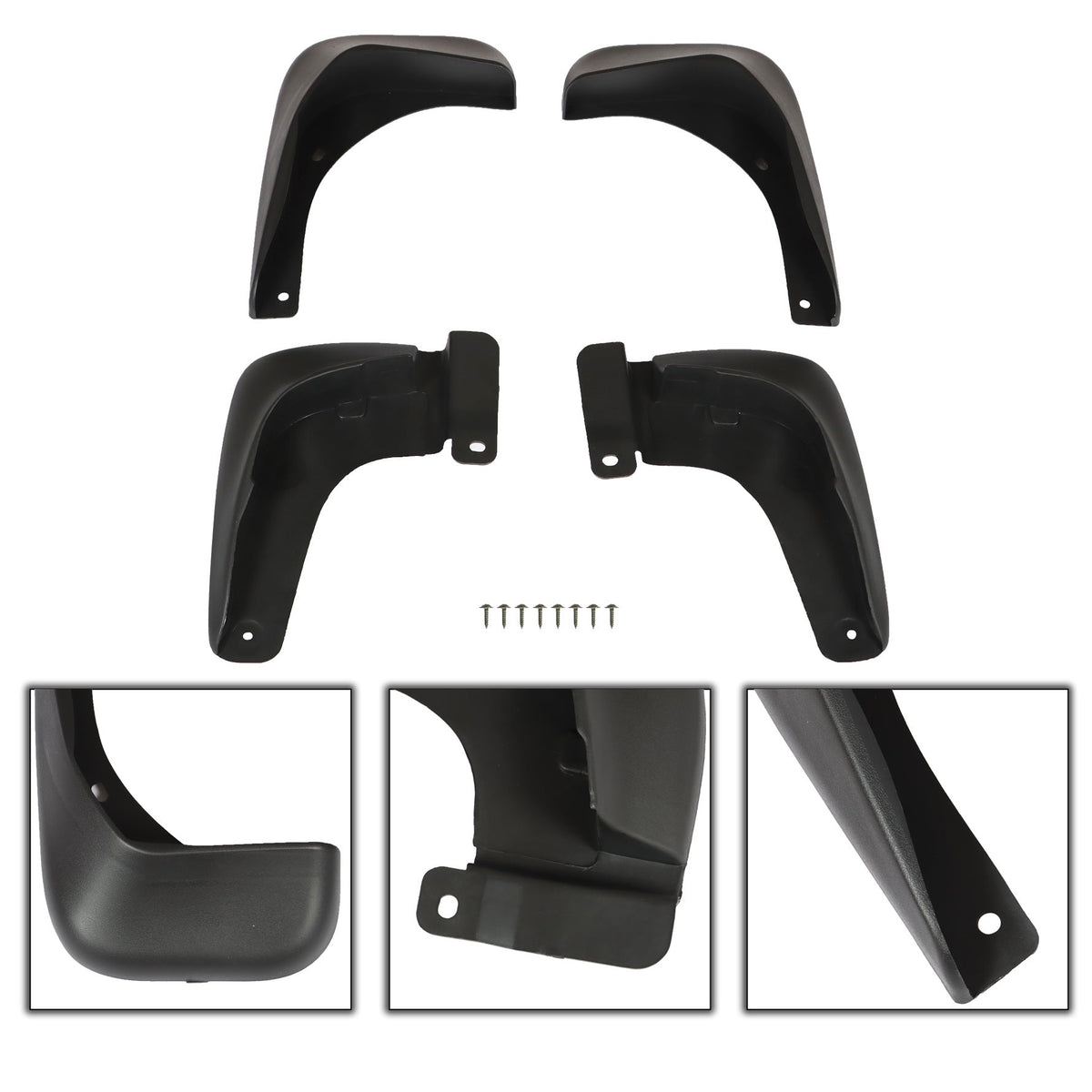 Labwork For 2017-19Hyundai Elantra Mud Flaps Guards Splash Protectors Front Rear Lab Work Auto
