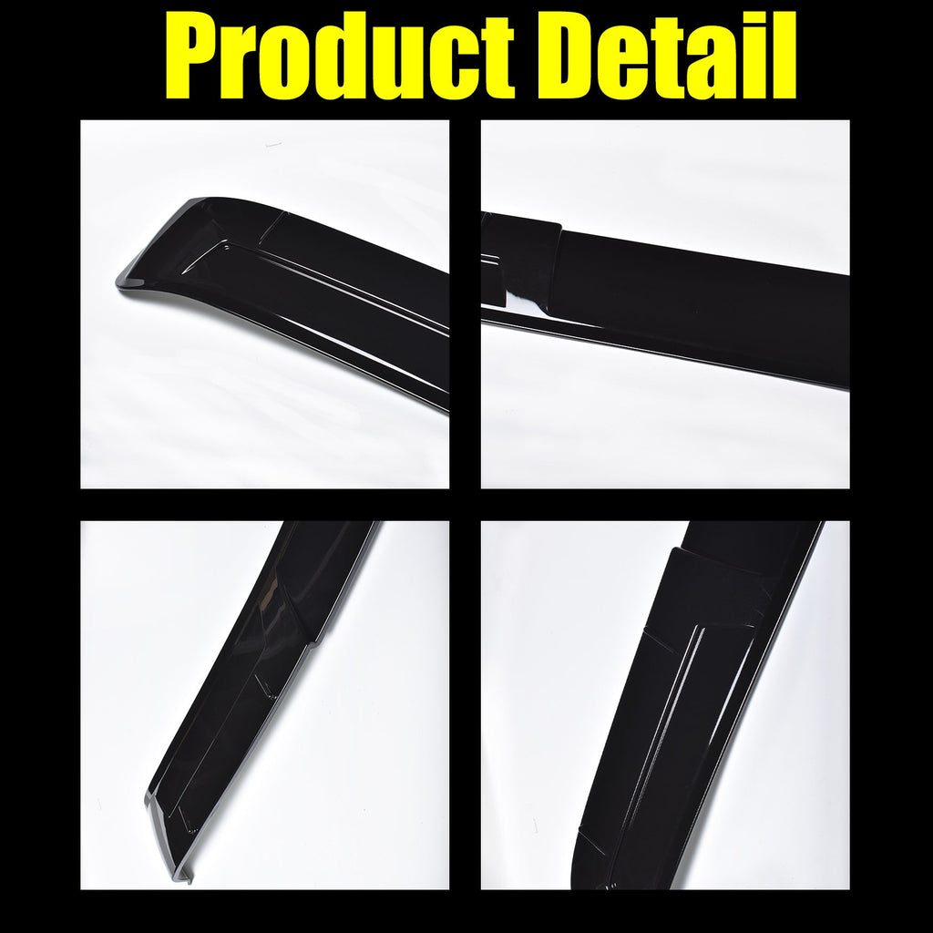 Labwork For 2018-2020 Toyota Camry Glossy Black Rear Roof Spoiler Window Visor Lab Work Auto