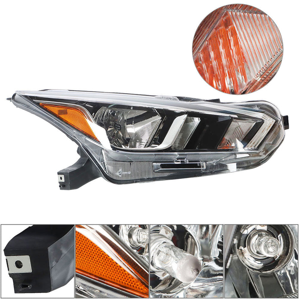 Labwork For 2020-2021 Nissan Versa S SV Halogen Type Headlights Passenger&Driver Lab Work Auto