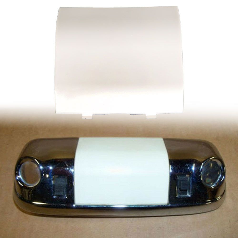 Labwork For Ford 80-96 F150 F250 Mustang Roof Dome Bulb Lens White Cover 1Pcs Lab Work Auto