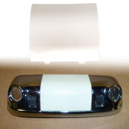 Labwork For Ford 80-96 F150 F250 Mustang Roof Dome Bulb Lens White Cover 1Pcs Lab Work Auto