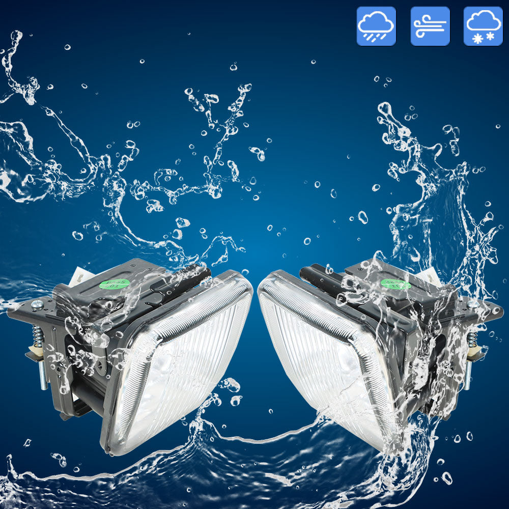 Labwork  For Honda Civic 1996-1998 Left & Right Side Fog Lights Clear Lens  Lamps Pair Lab Work Auto