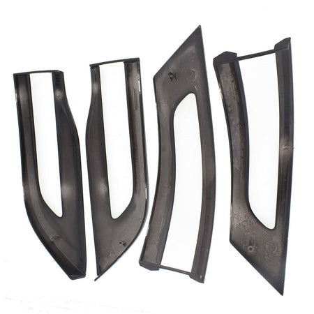 Labwork For Jeep Grand Cherokee 2014-2020 Gloss Black Tail Light Trim Bezel Kit Lab Work Auto