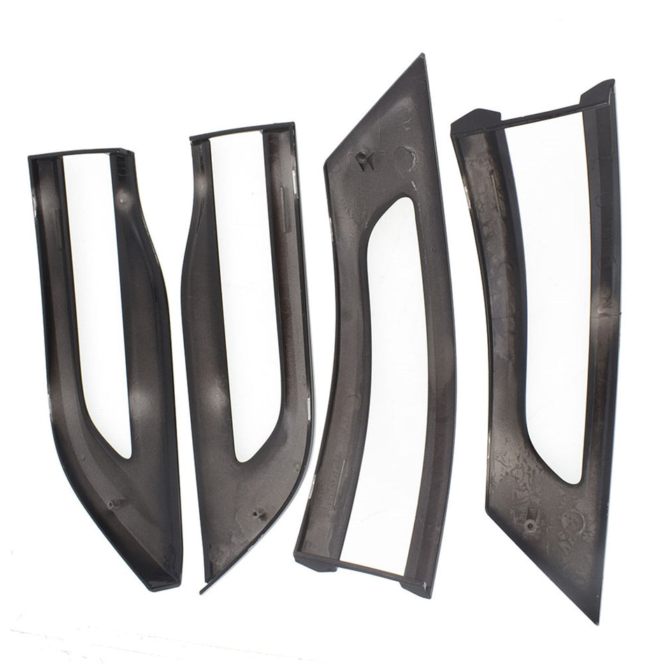 Labwork For Jeep Grand Cherokee 2014-2020 Gloss Black Tail Light Trim Bezel Kit Lab Work Auto