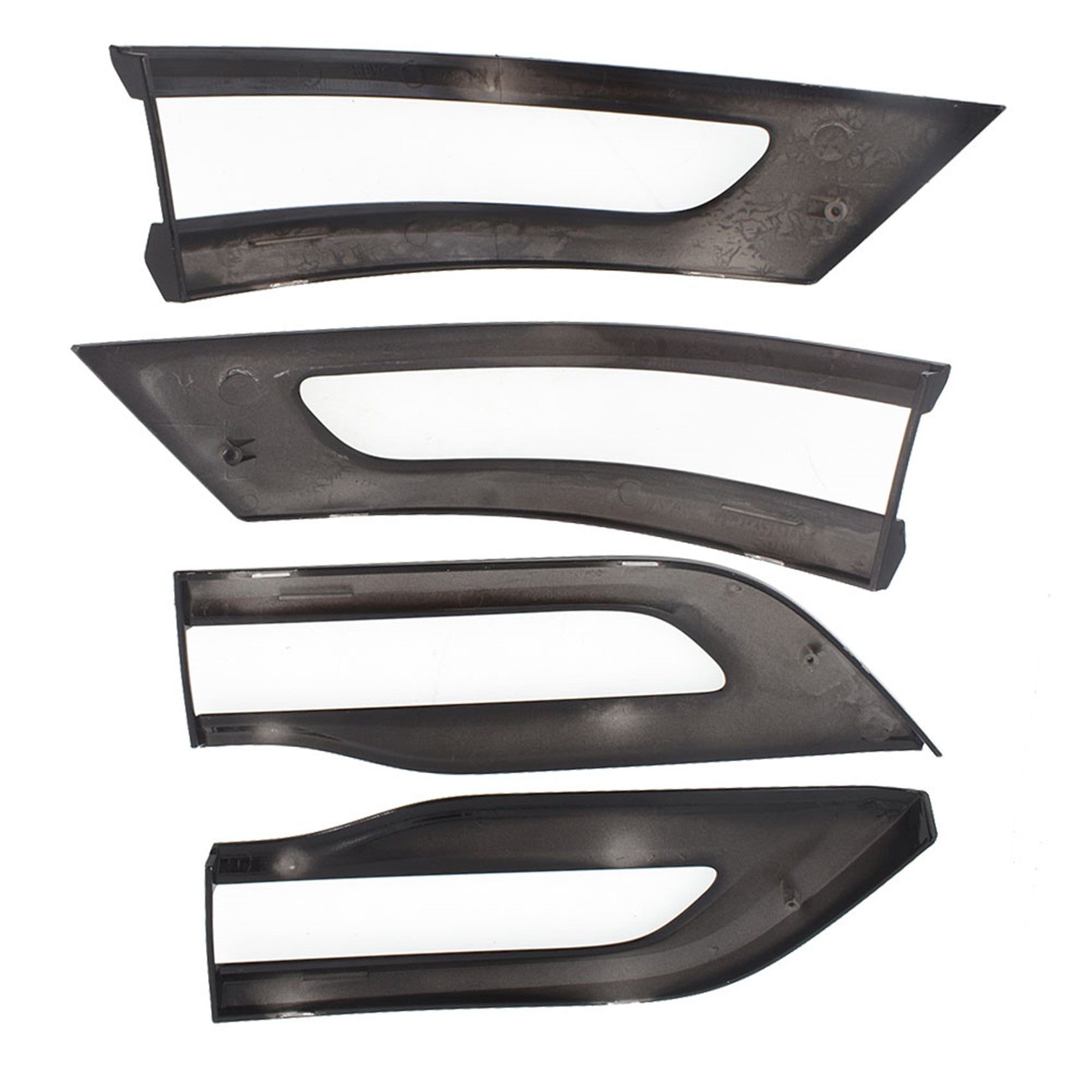 Labwork For Jeep Grand Cherokee 2014-2020 Gloss Black Tail Light Trim Bezel Kit Lab Work Auto