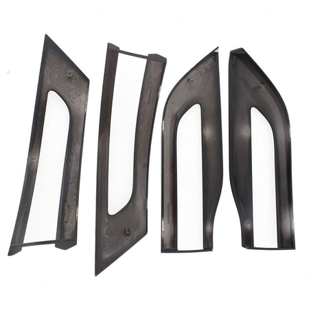 Labwork For Jeep Grand Cherokee 2014-2020 Gloss Black Tail Light Trim Bezel Kit Lab Work Auto