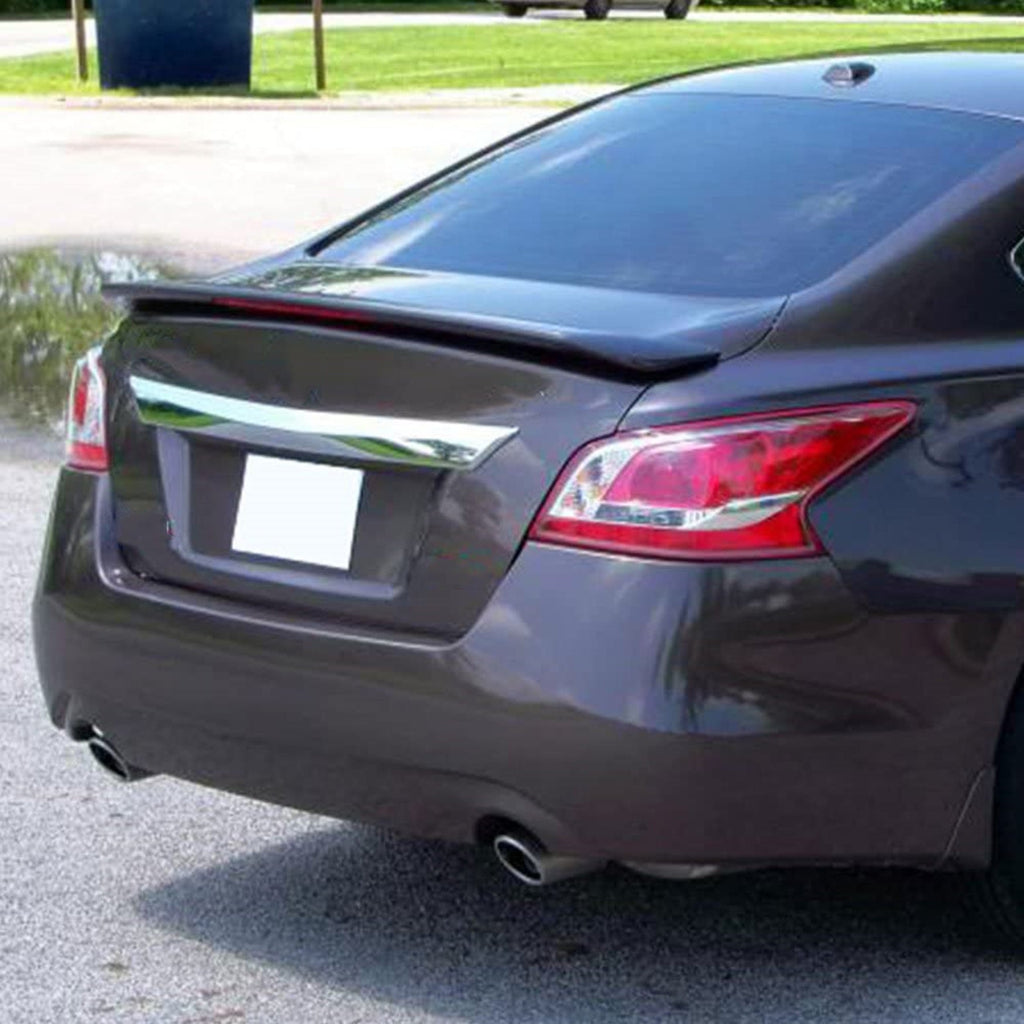 Labwork For Nissan Altima 2013 2014 2015 4dr Spoiler Wing w/LED Matt Black Lab Work Auto