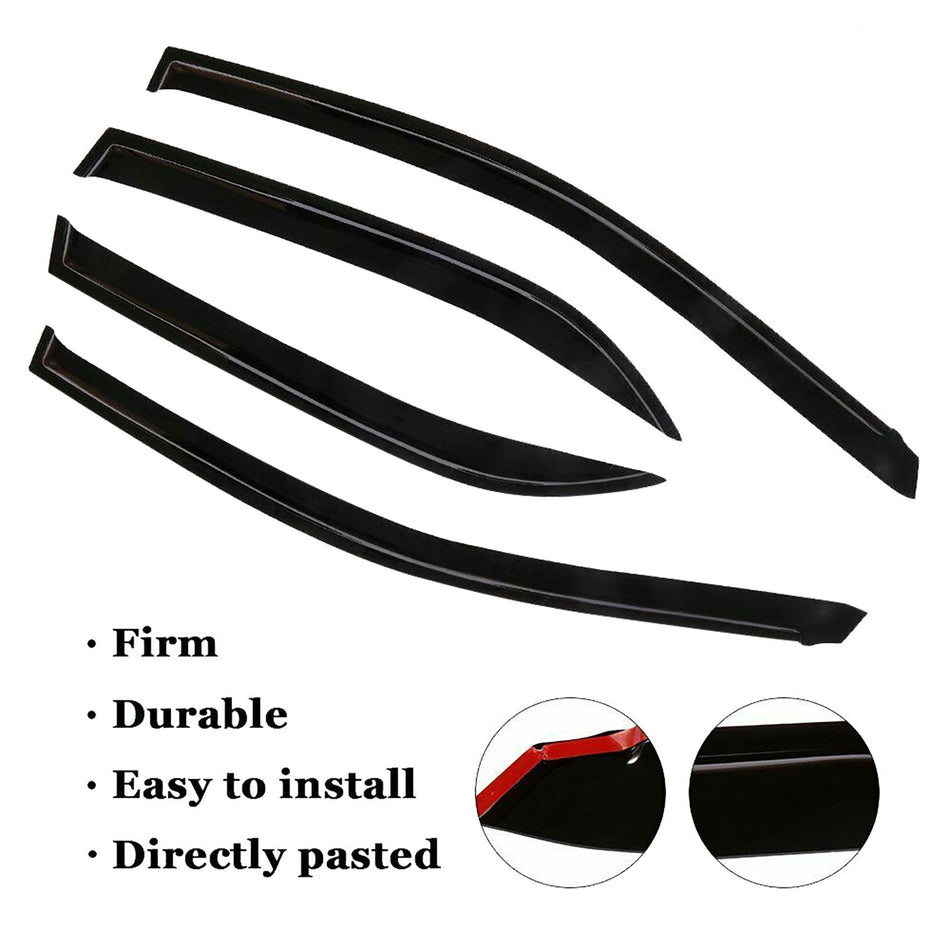 Labwork For Toyota Corolla 2009-2013 Window  Visor Sun Rain Guards Deflectors Lab Work Auto