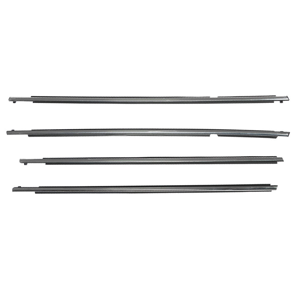 Labwork For Toyota RAV4 13-18  Window Weatherstrip Moulding Trim Seal Belt Chrome Lab Work Auto