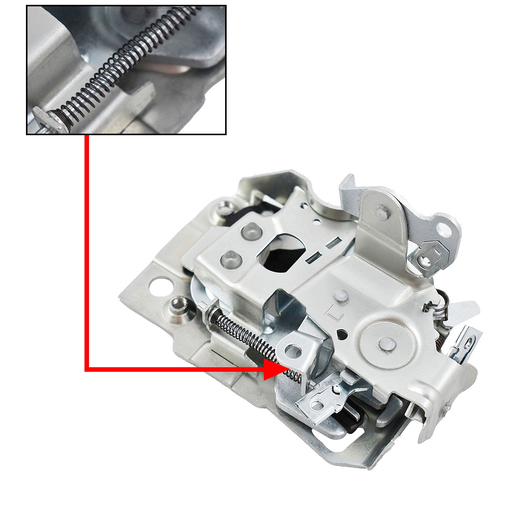Labwork Front Door Latch Assembly Left Driver Side LH for Safari Astro Truck SUV Lab Work Auto