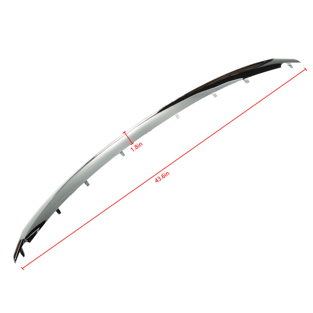 Labwork Front Grille Upper Trim Chrome BB5Z8200AA For 2011-2015 Ford Explorer Lab Work Auto