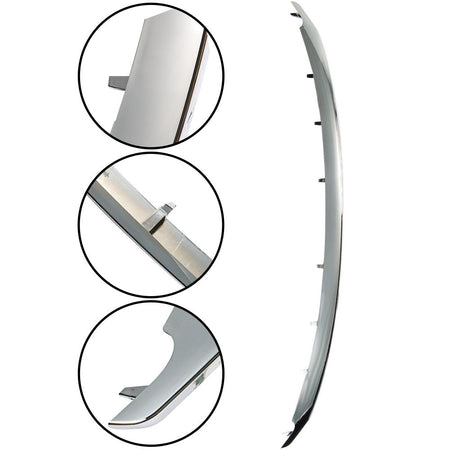 Labwork Front Grille Upper Trim Chrome BB5Z8200AA For 2011-2015 Ford Explorer Lab Work Auto