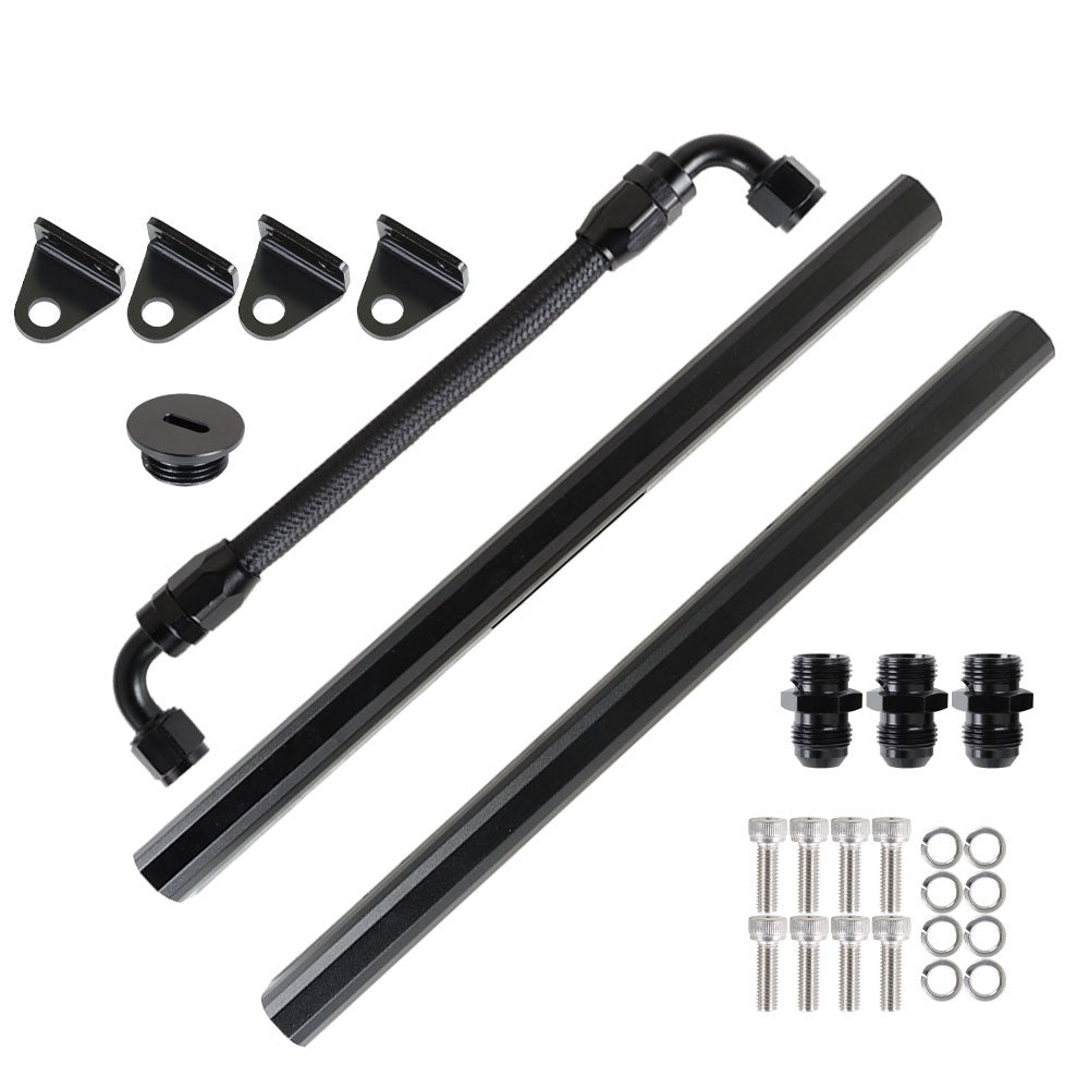 Labwork Fuel rails w/fittings & crossover hose For Cadillac CTS Chevrolet Camaro Lab Work Auto