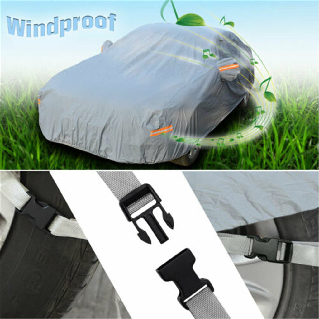 Labwork Full Car Cover For Outdoor Sun Dust Scratch Waterproof Breathable 3L Lab Work Auto