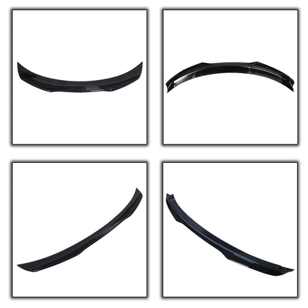 Labwork Gloss Black Rear Trunk Spoiler Wing For Ford 15-20 Mustang S550 H Style Lab Work Auto