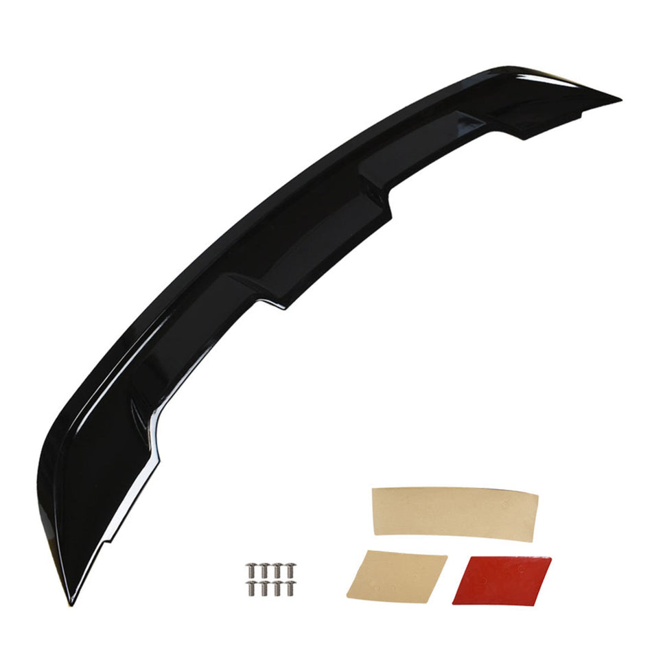 Labwork Glossy Black Trunk Spoiler Wing For 15-20 Ford Mustang GT350 GT500 Style Lab Work Auto