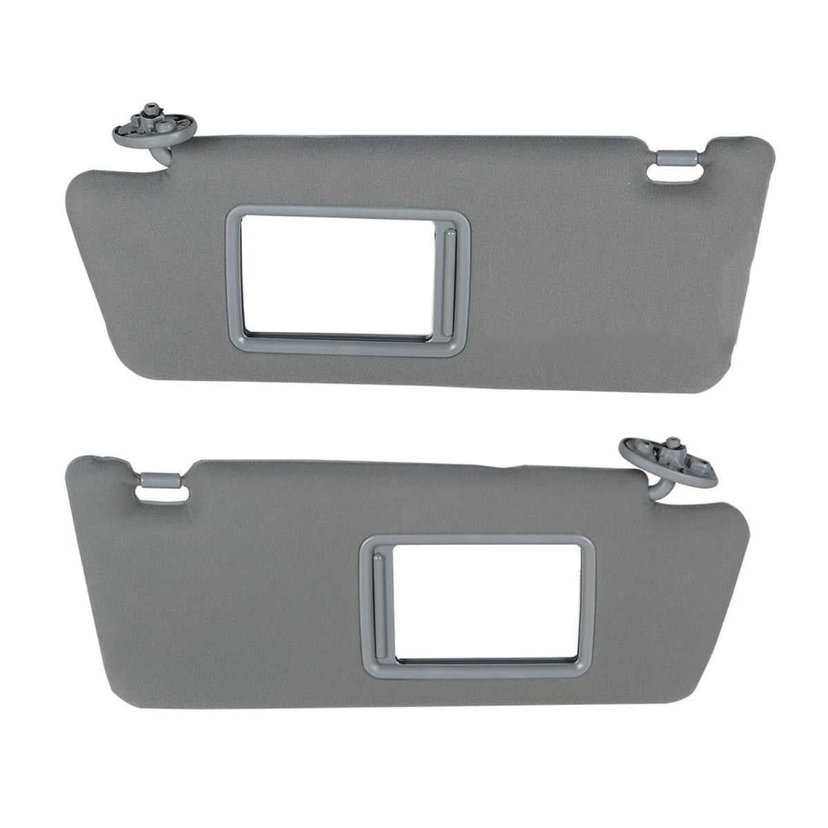 Labwork Gray Left Right Driver Passenger Sun Visor For 2005 - 2015 Toyota Tacoma Lab Work Auto