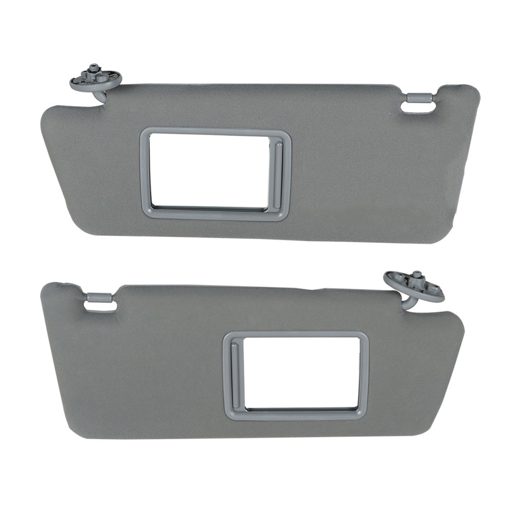 Labwork Gray Left Right Driver Passenger Sun Visor For 2005 - 2015 Toyota Tacoma Lab Work Auto