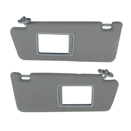 Labwork Gray Left Right Driver Passenger Sun Visor For 2005 - 2015 Toyota Tacoma Lab Work Auto