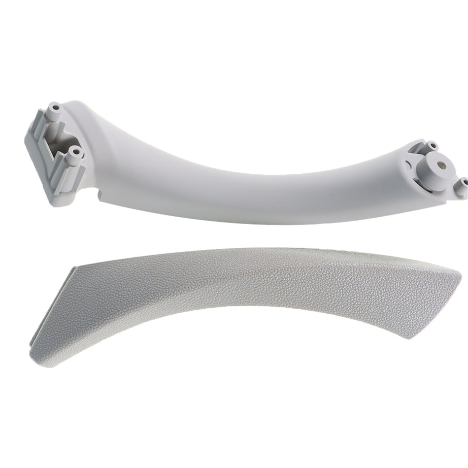Labwork Grey Right Door Panel Handle Pull Trim Cover For BMW E90 328i Lab Work Auto