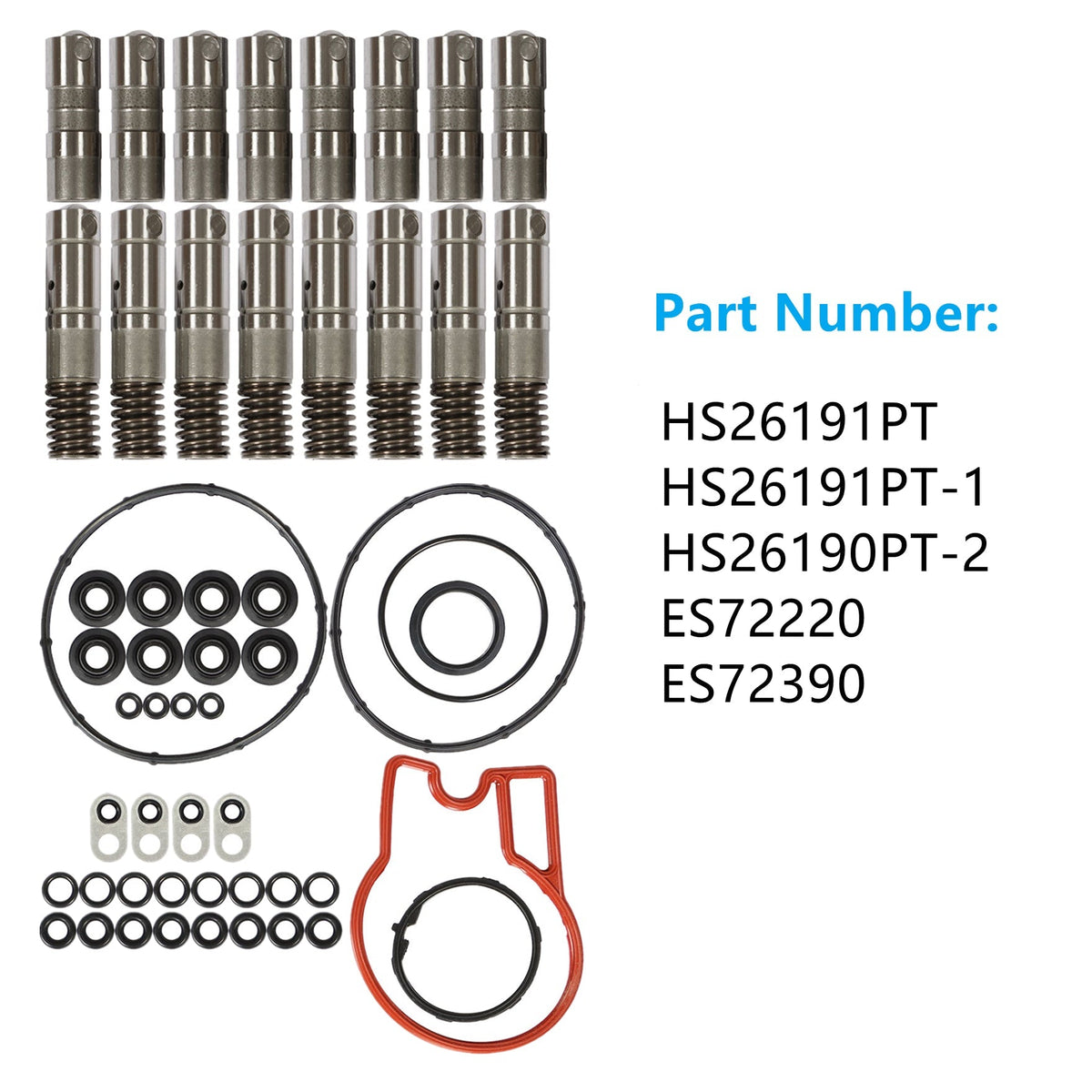 Labwork Head Gasket Set Bolts Lifters For 05-14 GMC Buick Cadillac Chevrolet 5.3 Lab Work Auto