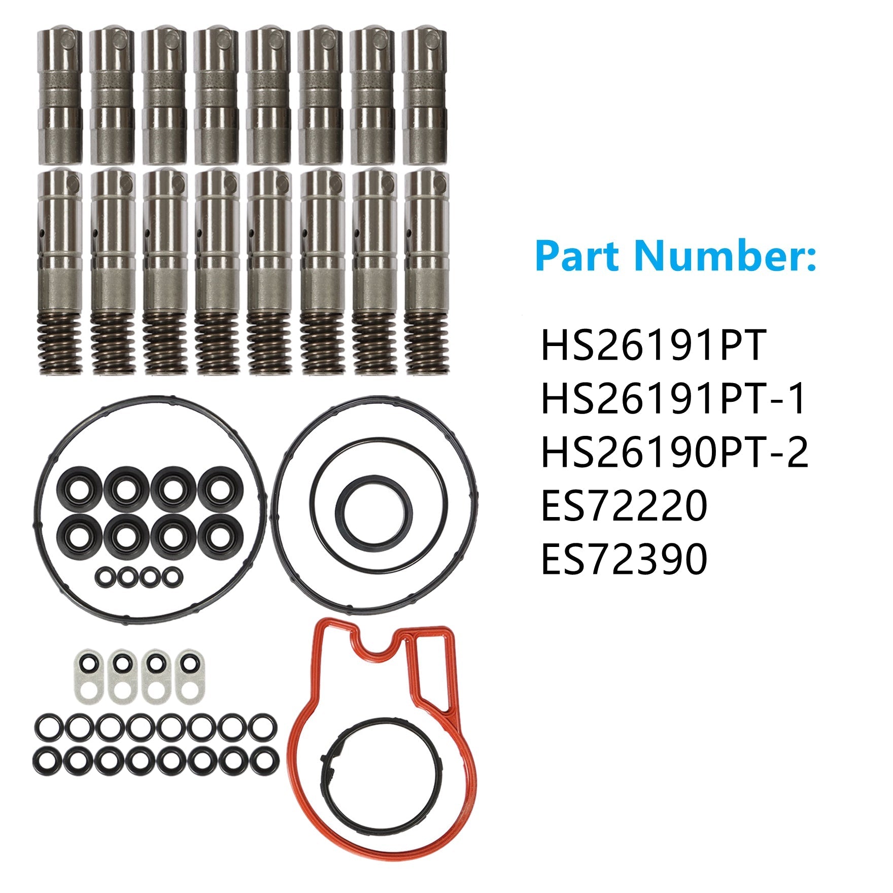 Labwork Head Gasket Set Bolts Lifters For 05-14 GMC Buick Cadillac Chevrolet 5.3 Lab Work Auto