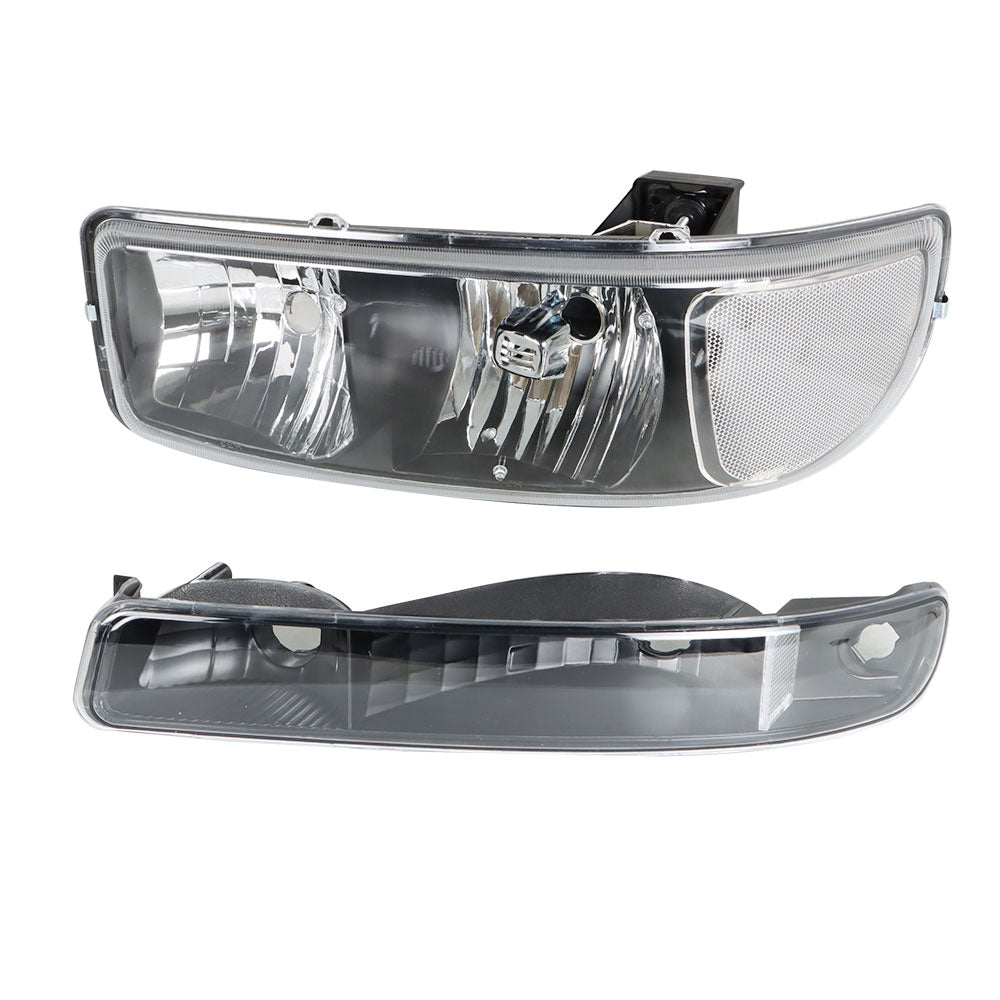 Labwork Headlight Assembly For 1999-2007 GMC Sierra 1500 & 2000-2006 Yukon Black Lab Work Auto