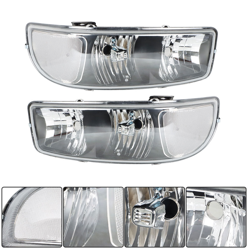 Labwork Headlight Assembly For 1999-2007 GMC Sierra 1500 & 2000-2006 Yukon Black Lab Work Auto