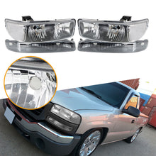 Load image into Gallery viewer, Labwork Headlight Assembly For 1999-2007 GMC Sierra 1500 &amp; 2000-2006 Yukon Black Lab Work Auto