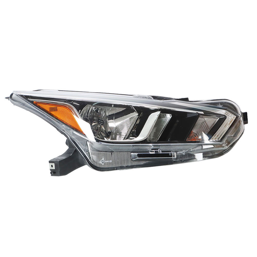 Labwork Headlight Fit For 2020-2021 Nissan Versa S SV Halogen Chrome Right Side Lab Work Auto