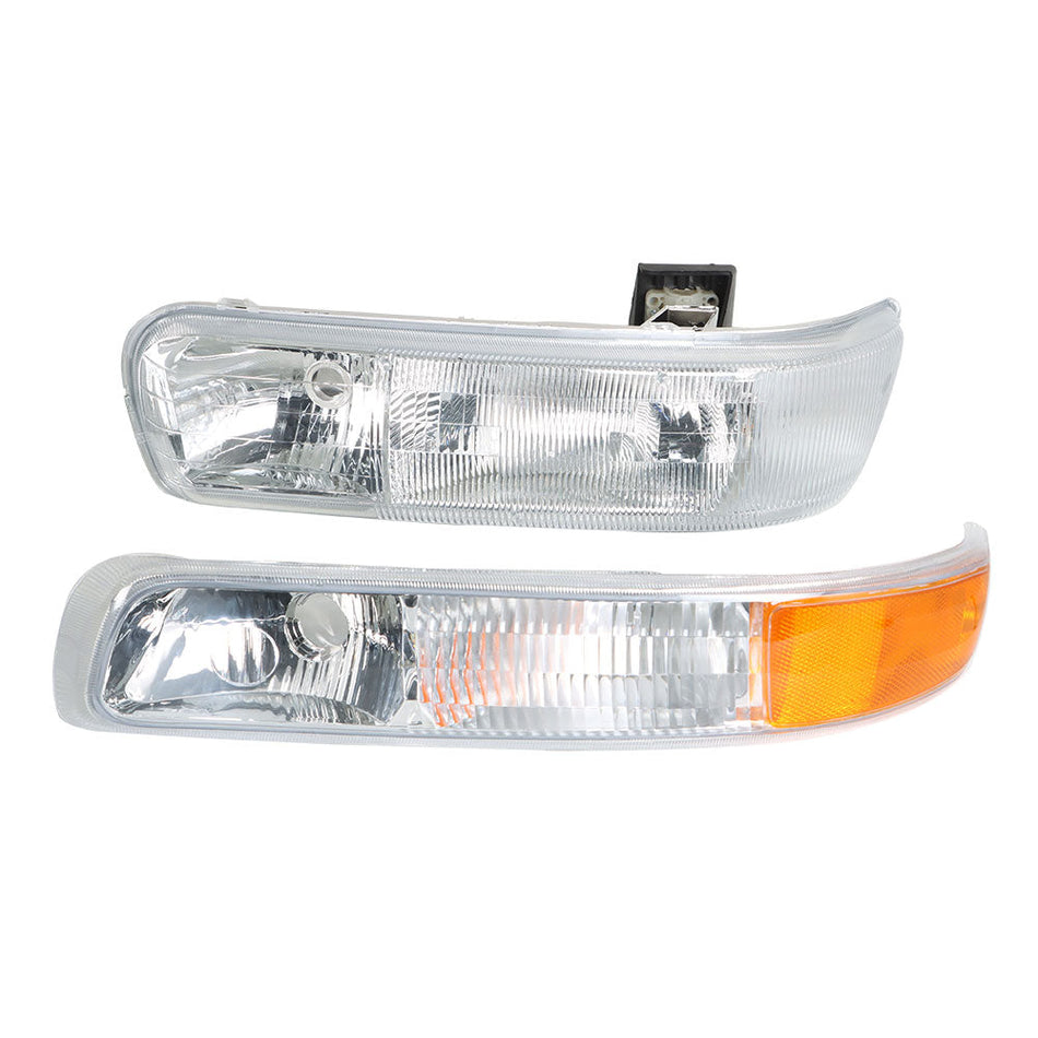 Labwork Headlight Fit For 99-02 Chevy Silverado/00-06 Suburban Tahoe Halogen Right&Left Lab Work Auto