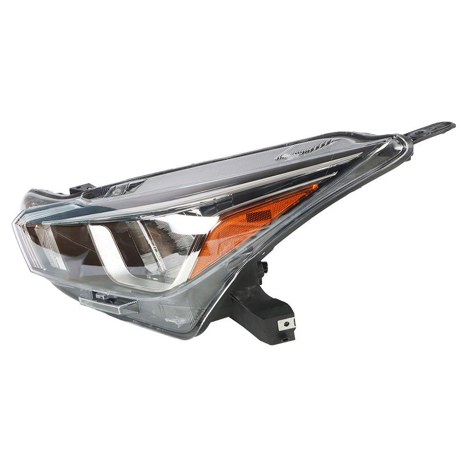 Labwork Headlight For 2020-2021 Nissan Versa S SV Halogen Type Chrome Left Side Lab Work Auto