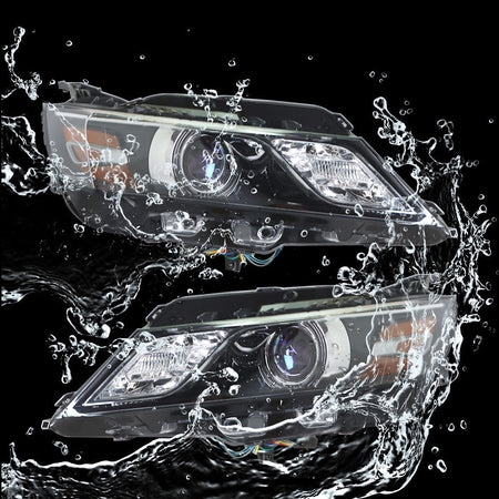 Labwork Headlights For 2015-2019 Chevrolet Impala Halogen Black Housing RH&LH Lab Work Auto