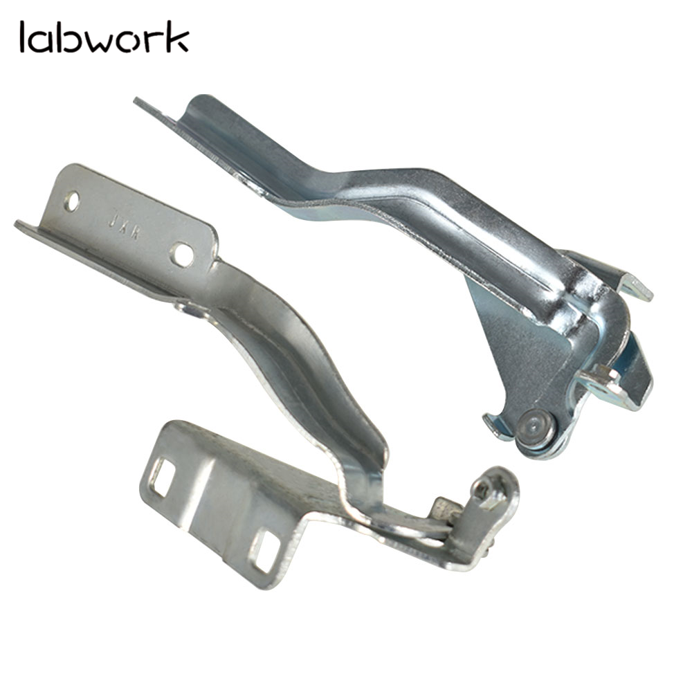 Labwork Hood Hinge Right & Left Pair Set Fit For Nissan NV200 2013 - 2017 Lab Work Auto