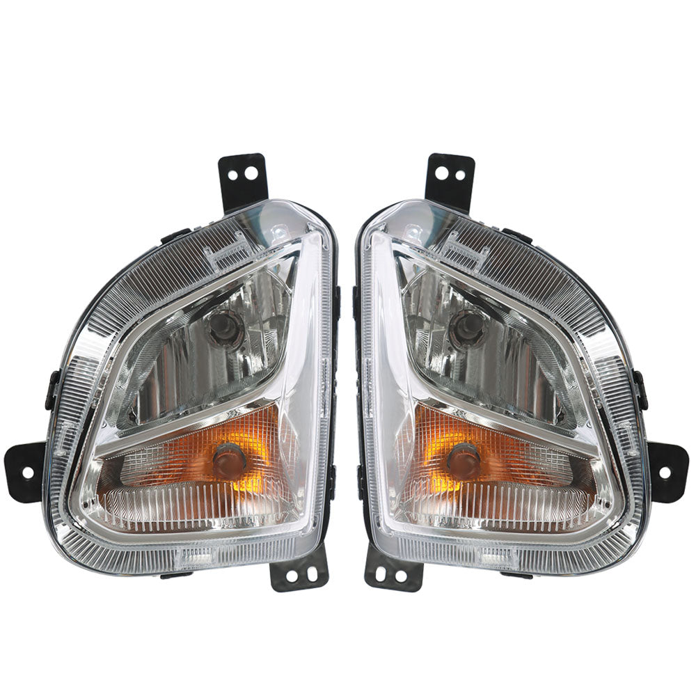 Labwork  LH And RH Bumper Fog Light w/Signal For 2018 2019 2020 Chevy Equinox Lab Work Auto