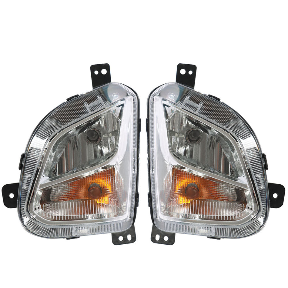 Labwork  LH And RH Bumper Fog Light w/Signal For 2018 2019 2020 Chevy Equinox Lab Work Auto