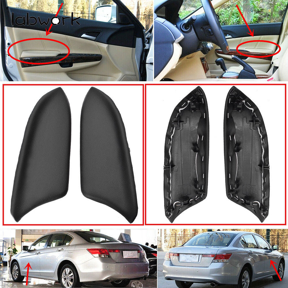 Labwork LR Door Panel Armrest Lid PU Leather For Honda Accord 08-12 Sedan Lab Work Auto