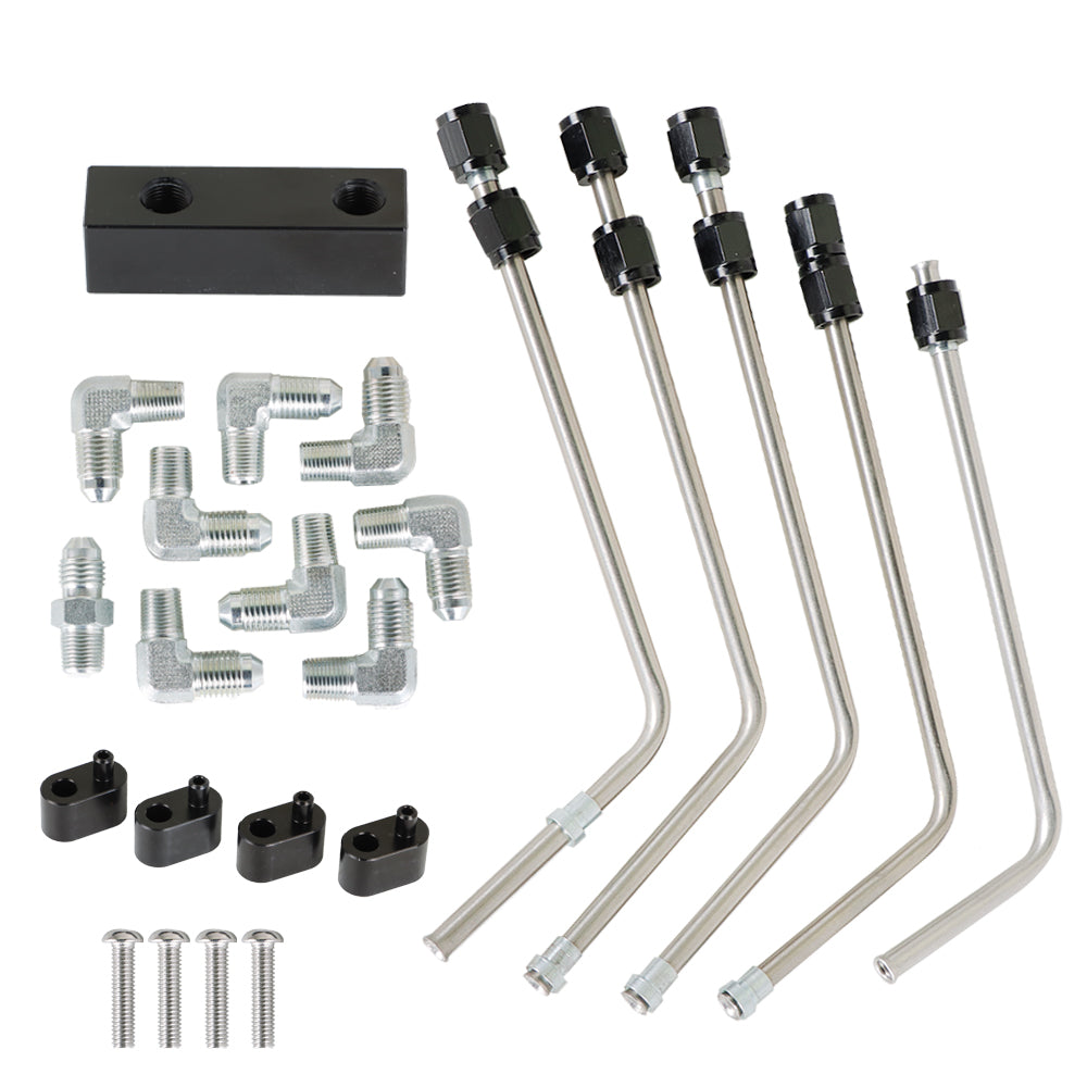 Labwork LS Stainless Coolant Crossover For LS1, LS2, LS3, LS6, LS7, LS9 Lab Work Auto 