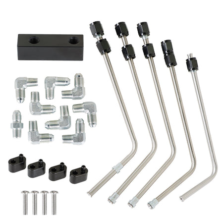 Labwork LS Stainless Coolant Crossover For LS1, LS2, LS3, LS6, LS7, LS9 Lab Work Auto 