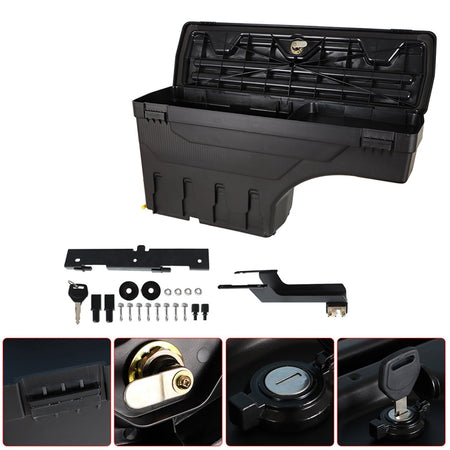 Labwork Left & Right Truck Bed Storage Box Toolbox for Ford F-150 2015-2019 Lab Work Auto